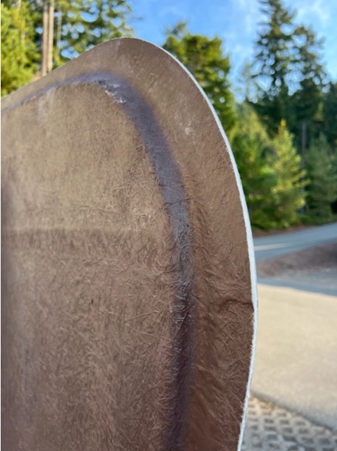 Tapered Edge fiberglass US Forest Service Sign.