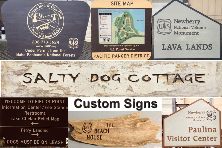 Custom Fiberglass Park Signs